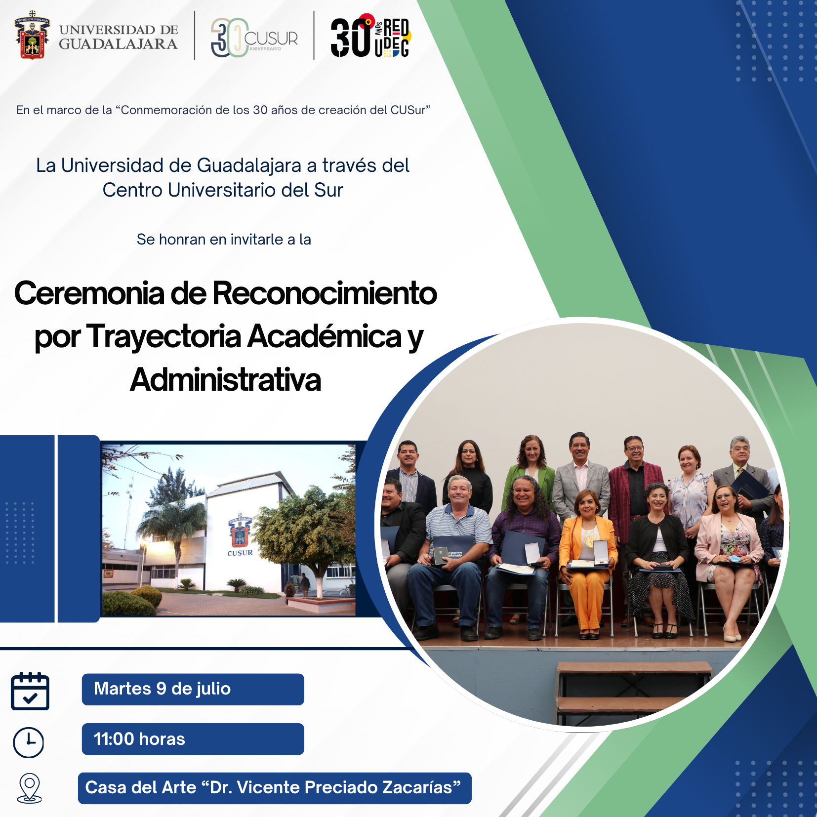 Ceremonia de Reconocimiento por Trayectoria Académica y Administrativa